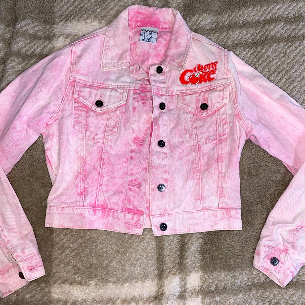Cherry Coke Jean Jacket